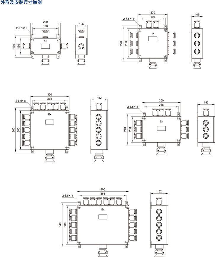 安徽乐动app官网入口防爆电气有限公司BJX粉尘防爆接线箱参数